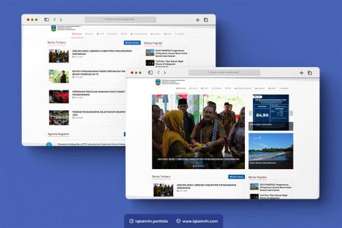 Website Prokopim Kab. Pangandaran