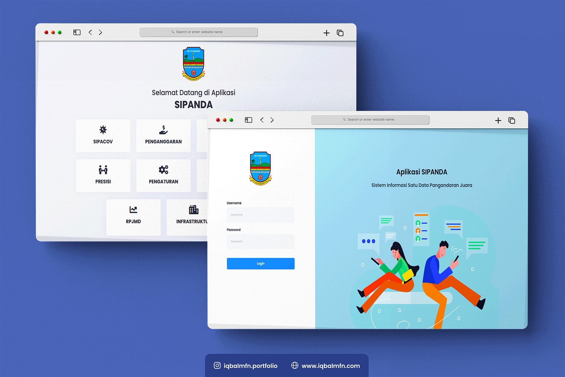 Aplikasi SIPANDA (Sistem Informasi Satu Data Pangandaran Juara)